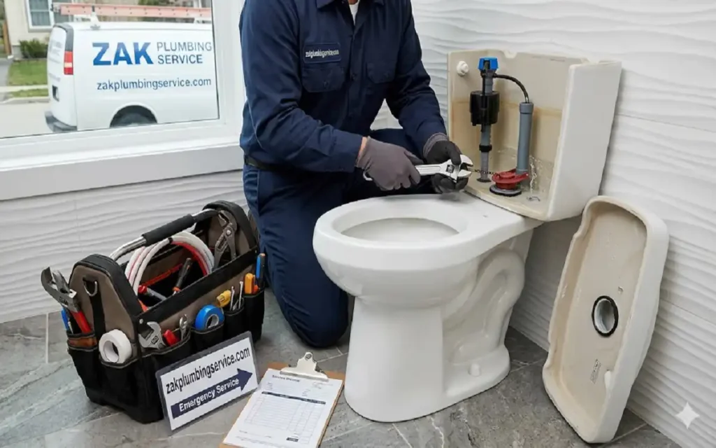 Plumber for Running Toilet