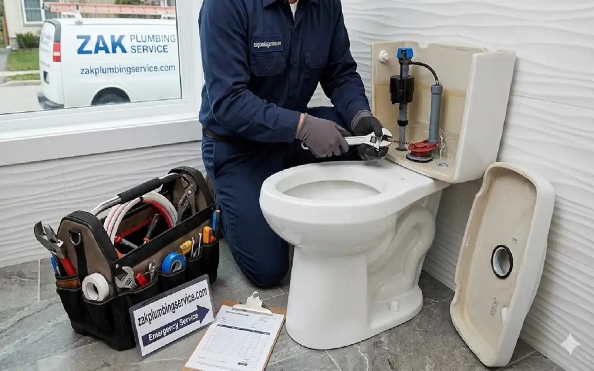 Plumber for Running Toilet