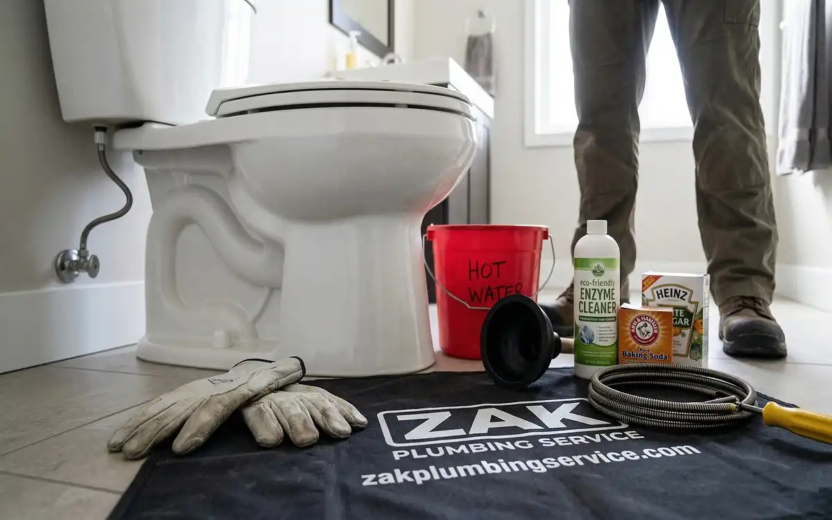 how do you unclog a toilet fast