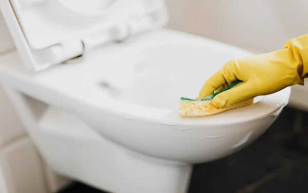 how to clean toilet tank