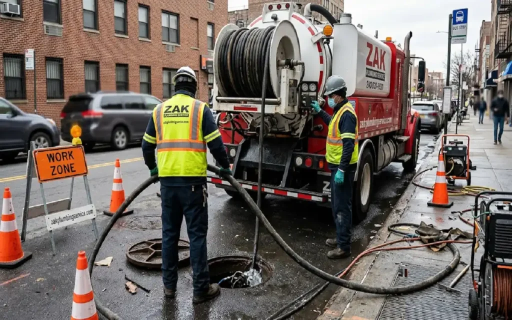 sewer line cleaning