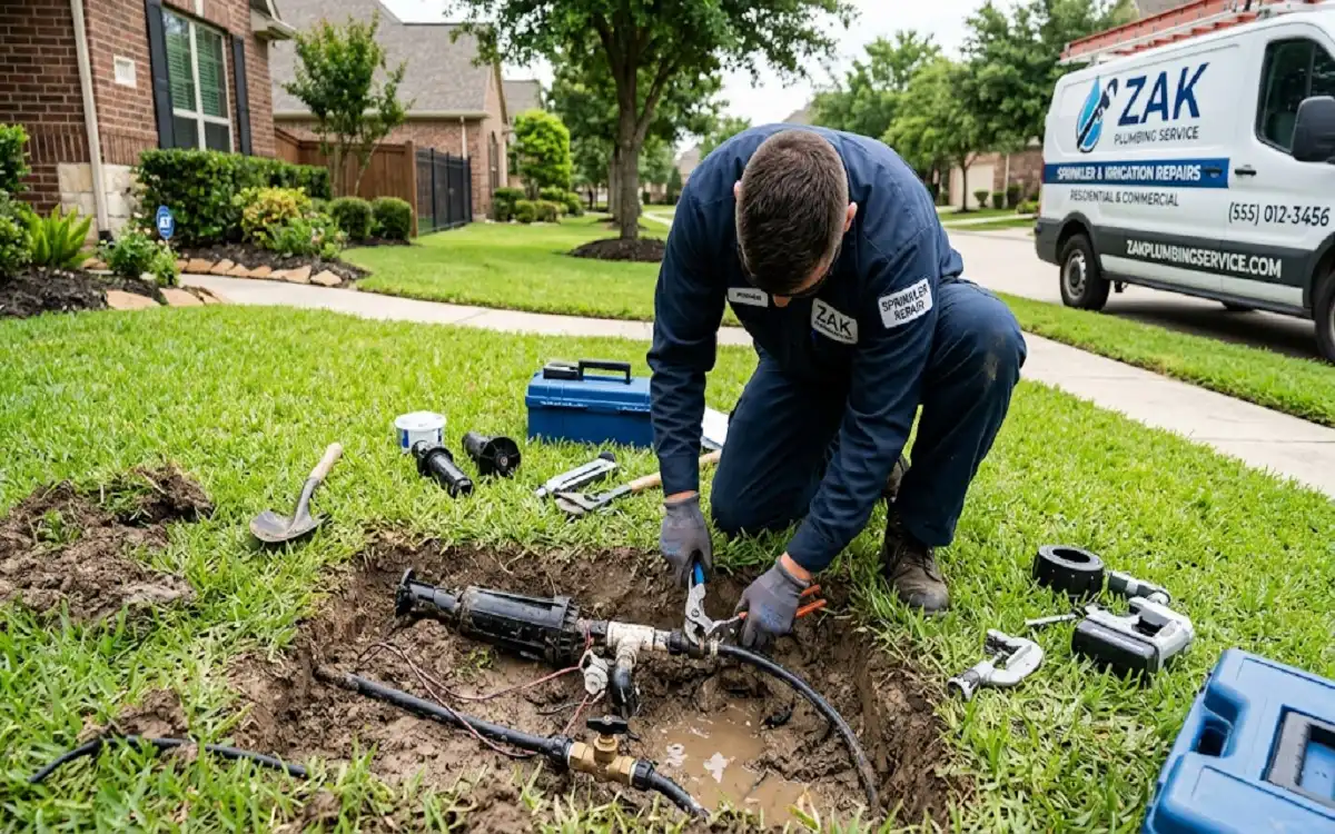 sprinkler repair near me