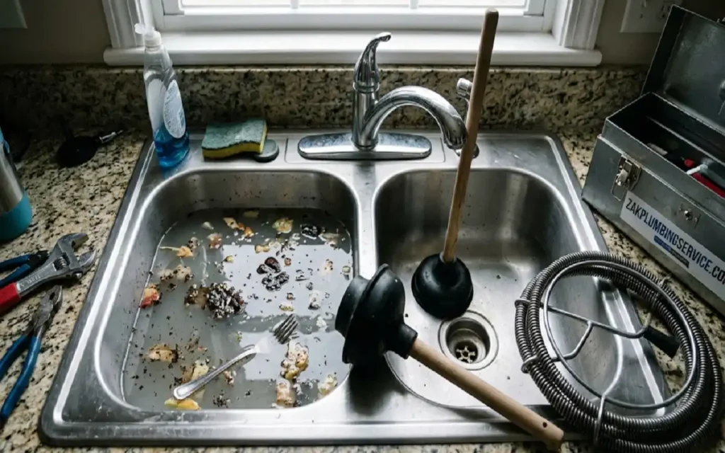 clogged sink drain near me