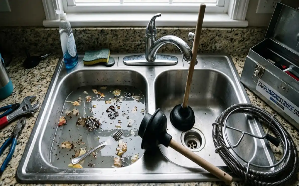 clogged sink drain near me