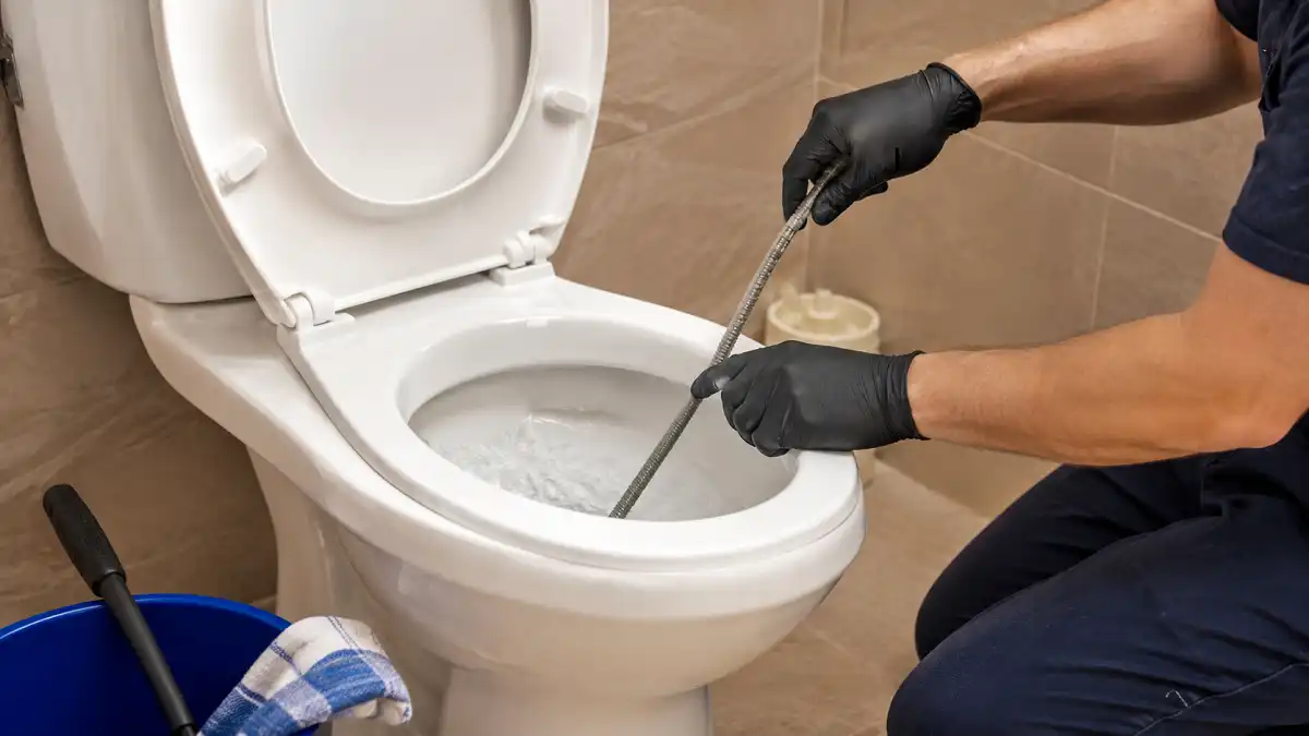how to unclog a toilet without a plunger