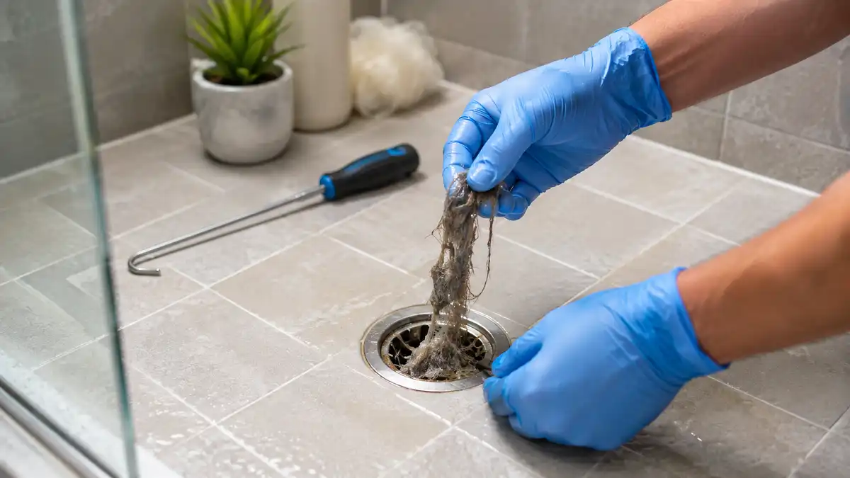 how to unclog shower drain