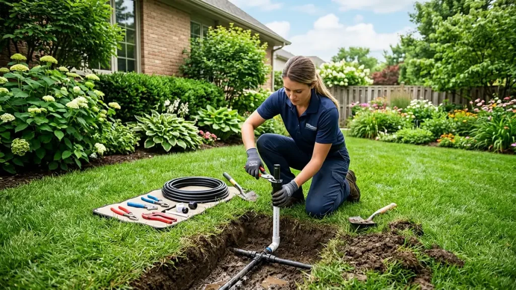 sprinkler system repair near me